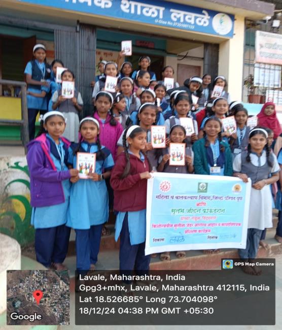adolescent girls during awareness session