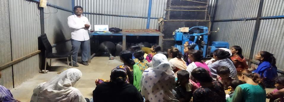 adolescent girls during awareness session