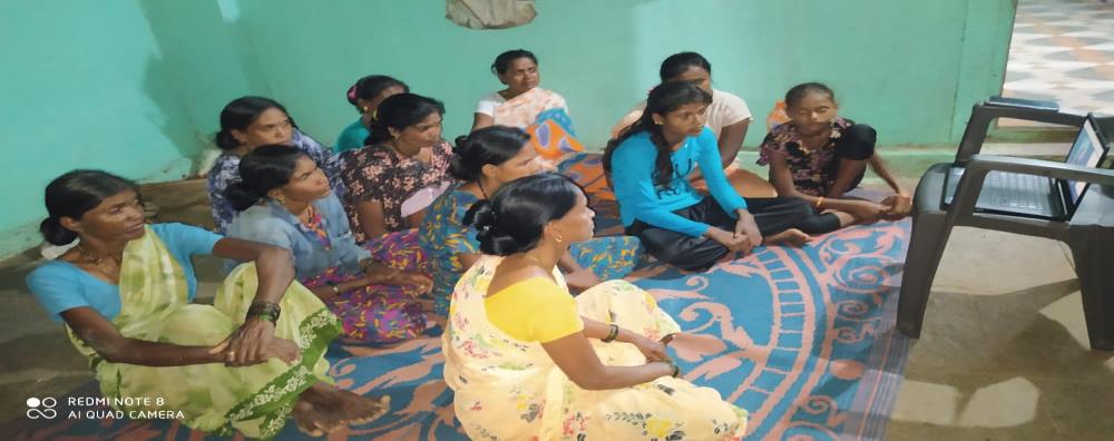 adolescent girls during awareness session
